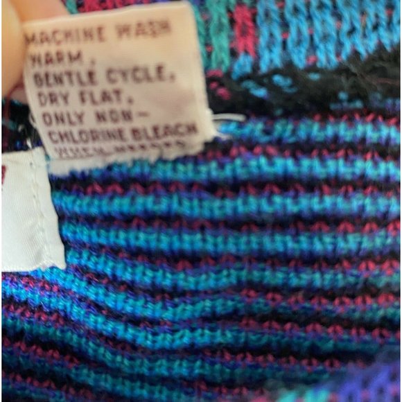 Country Craft Vintage Floral Bright Sweater M/L - Picture 8 of 11